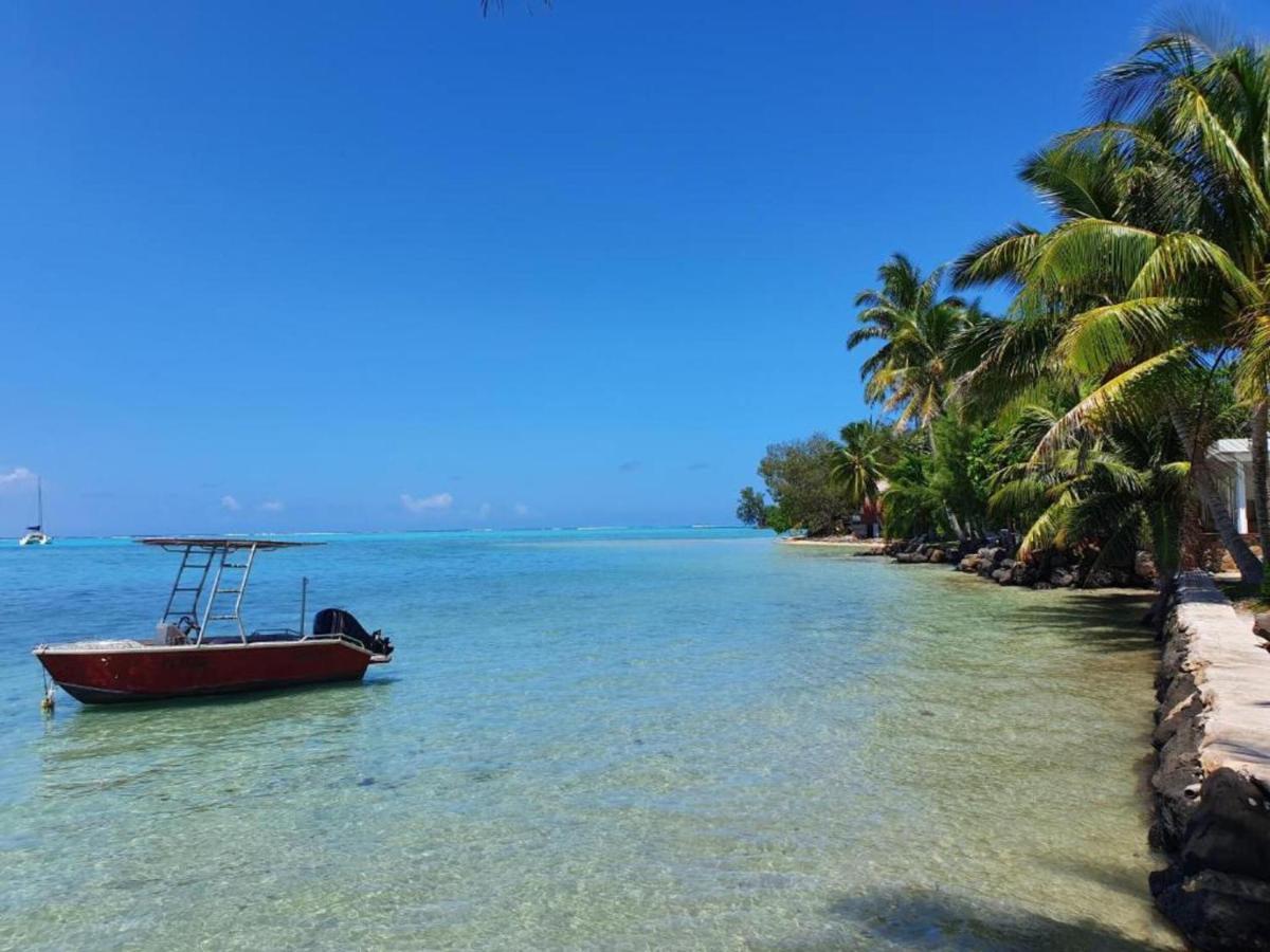Moorea - Bungalow Chez Papou Afareaitu Екстериор снимка
